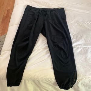 Albion black joggers